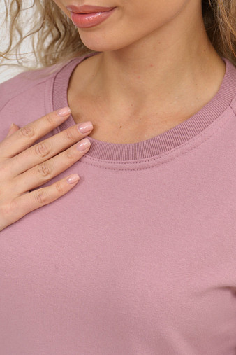 Толстовка женская Дабл сухая роза