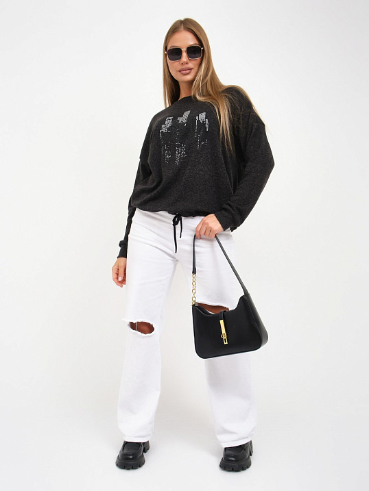 Джемпер женский Келли-2 т.серый