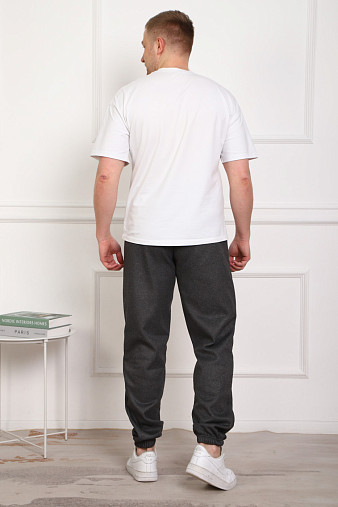 Брюки мужские теплые т.серый