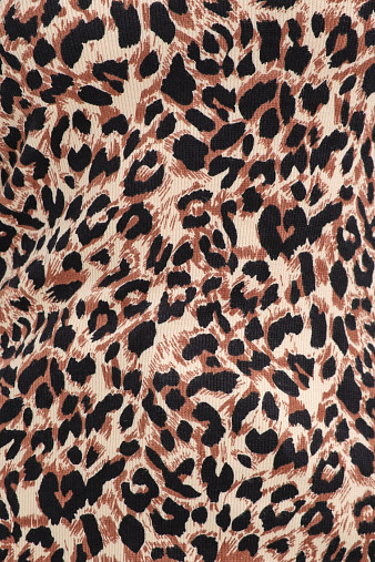 Лонгслив Флирт коричневый/леопард