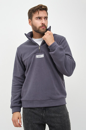 Толстовка муж. Драйв флис асфальт