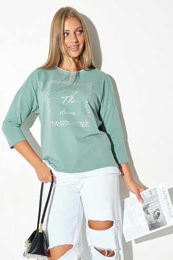 Лонгслив жен. Асти св.изумруд