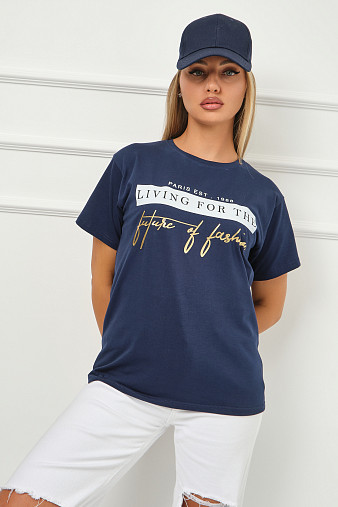 Футболка женская Имидж индиго