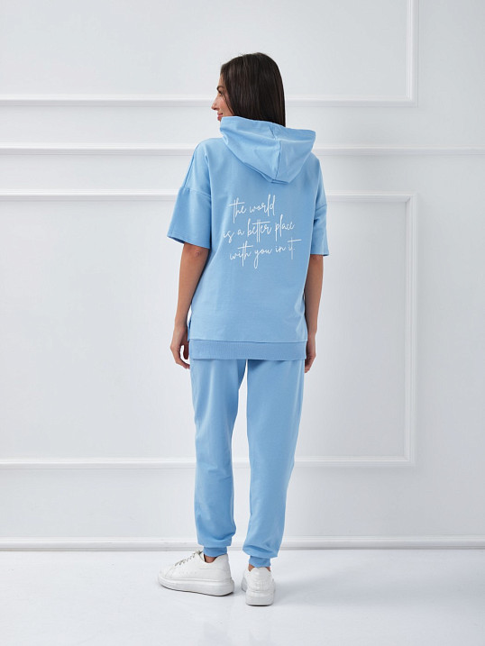 Костюм Мишель голубой